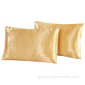 satin pillowcase Satin silk Standard Pillow Cases With Envelope Closure Manufactory